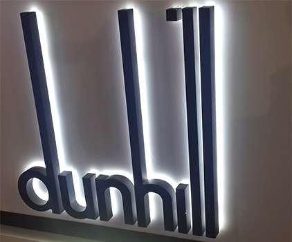 精品不銹鋼背光字